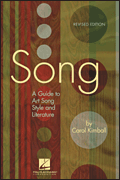 Song a Guide to Art Song Style and Literature book cover